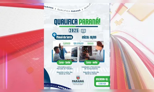 Mauá da Serra terá curso de Informática voltado ao mercado de trabalho