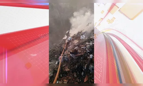 Incêndio em aterro de Jandaia do Sul segue sendo combatido