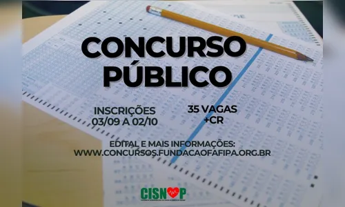 Consórcio no norte do PR abre concurso com vagas na área da saúde