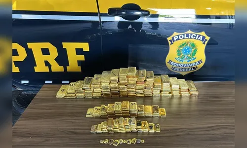 PRF apreende 103 kg de ouro em operação histórica contra garimpo