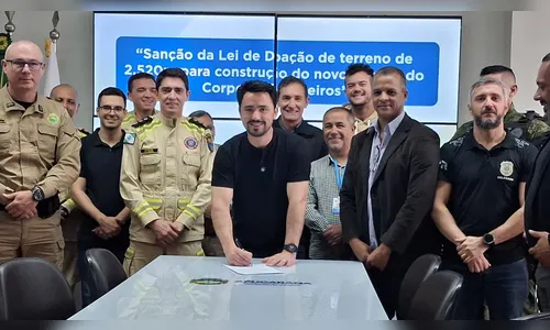Rodolfo assina doação de terreno para construção de sede dos Bombeiros