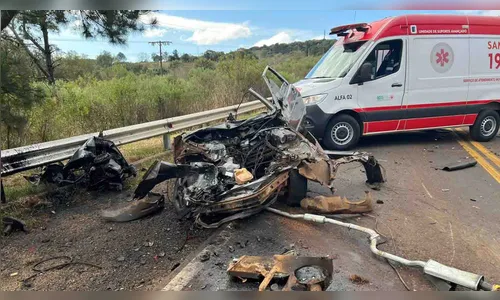 Colisão na PR-170 entre Guarapuava e Pinhão mata duas pessoas
