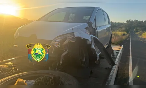 Colisão na PR-170 deixa 2 mulheres e uma criança feridas em Apucarana