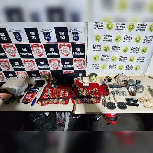 Dupla é presa pela Rotam na BR-369 com joias furtadas em Arapongas
