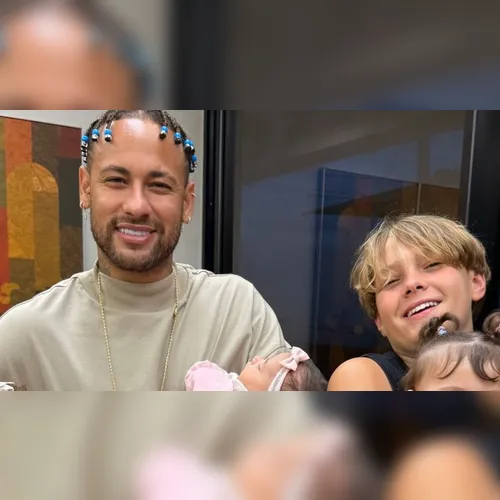 Veja o presente que Neymar Jr ganhou do filho no Dia dos Pais