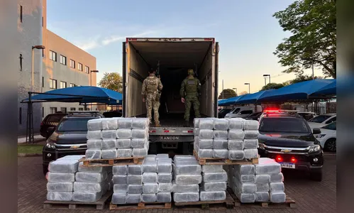 PMPR e PF apreendem 3,2 toneladas de maconha no Paraná