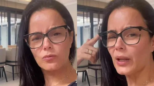 A atriz então comentou que o corte foi muito profundo