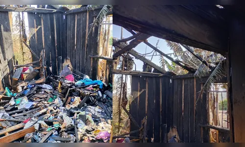 Família promove rifa após incêndio destruir residência em Apucarana
