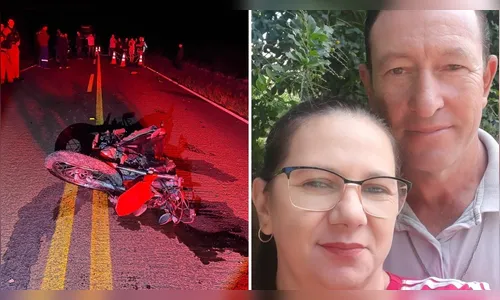 Casal morre em colisão na PR-473; motorista foge a pé