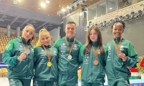 Ginastas brasileiros encerram competição na Hungria com cinco pódios