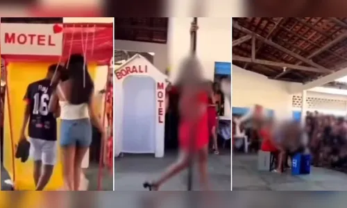 Alunos fazem 'motel' e simulam sexo em apresentação de escola