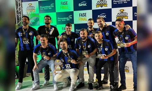 Time de Apucarana é campeão de futsal nos Jogos Comerciários do Paraná
