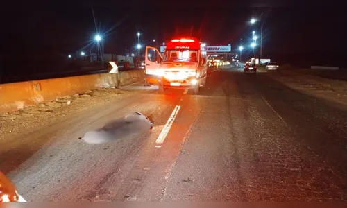 Motociclista morre após bater em barreira de concreto em Arapongas