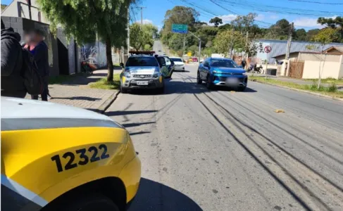 A jovem foi espancada pelo companheiro.