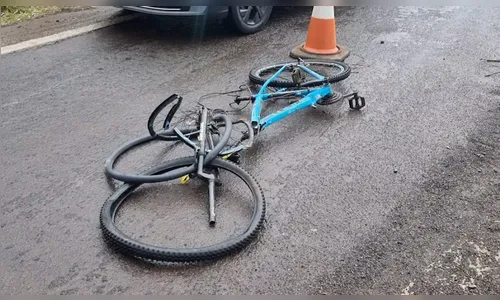 Ciclista morre em atropelamento na PR-467; bicicleta era furtada