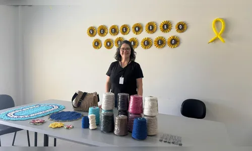 Arapongas utiliza crochê em atividade terapêutica no Caps-I