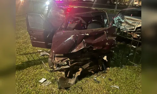 Pai, mãe e bebê ficam em estado grave após acidente no Paraná
