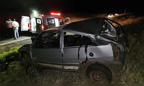 Motorista morre após capotamento na PR-170 em Borrazópolis