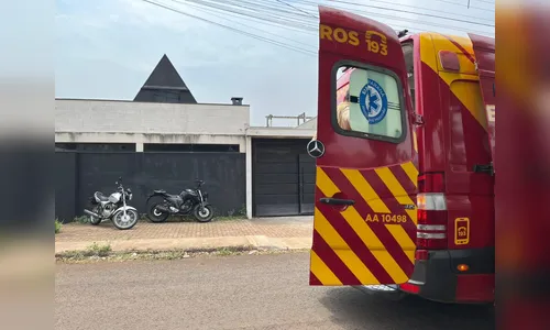 Colisão entre duas motocicletas deixa um ferido em Apucarana