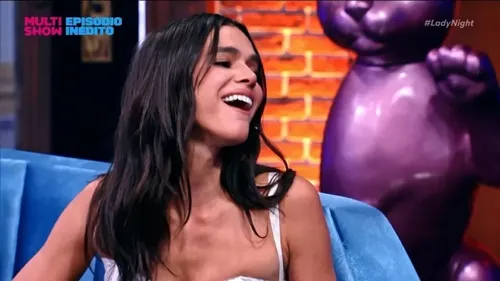 Ainda no programa, Bruna brincou com a duração dos seus relacionamentos