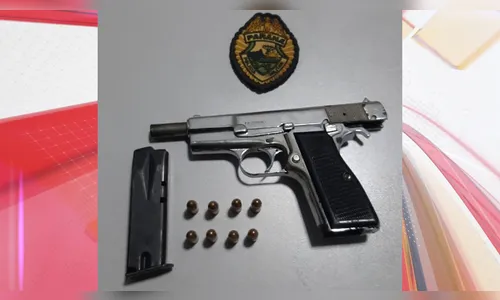 Motorista armado com pistola é preso pela PM em Arapongas