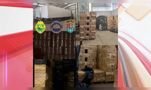 Operação prende 6 e apreende 780 mil maços de cigarro em Arapongas