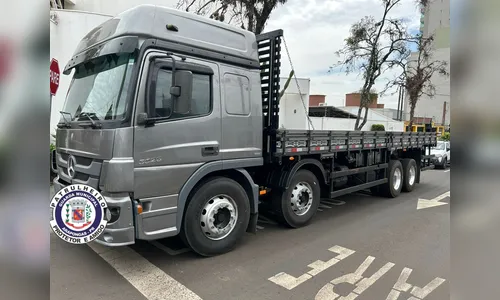 GM de Arapongas recupera caminhão que foi furtado há 3 meses