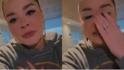 Cantora chorou ao gravar story para explicar situação