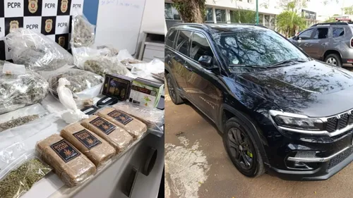 Carro era utilizado para realizar entregas de drogas
