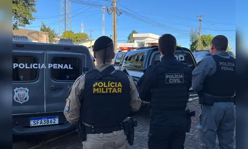 Forças policiais prendem 4 pessoas durante operação em Dois Vizinhos