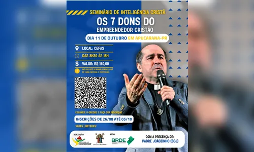 Diocese de Apucarana realiza seminário sobre fé e negócios
