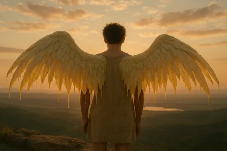 E assim seguia, olhando para o céu com medo e desejo