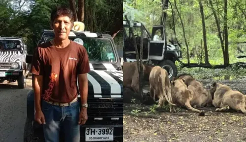 Ele apresentava mutilações graves, múltiplas fraturas e perda de tecidos