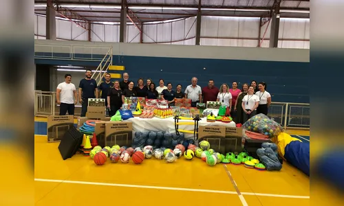 Educação de Jandaia do Sul recebe materiais educativos e esportivos
