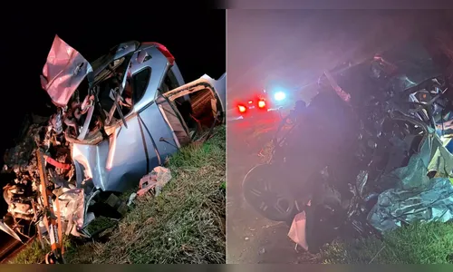 Quatro pessoas morrem e mais quatro ficam feridas em colisão na PR-369