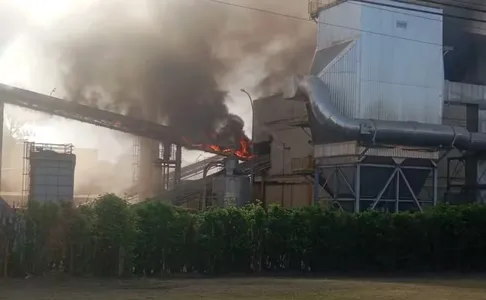 Incêndio atinge fábrica da Nestlé