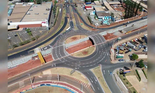 Trevo do Catuaí em Maringá chega a 75% e terá rotatória liberada neste domingo