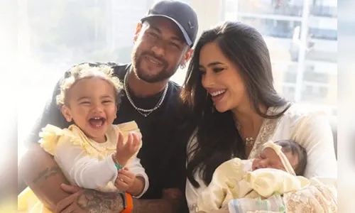 Neymar, Bruna Biancadi e as filhas