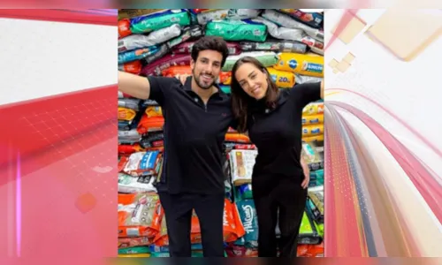 Filha de Faustão pede ração como presente de casamento