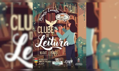 Arapongas terá primeiro encontro do Clube de Leitura