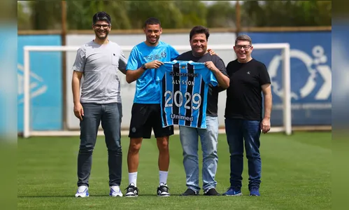 Grêmio amplia contrato do atacante apucaranense Alysson até 2029