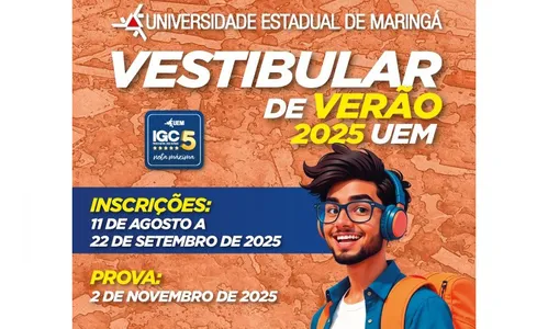Último dia para se inscrever no Vestibular de Verão e PAS 2025 da UEM