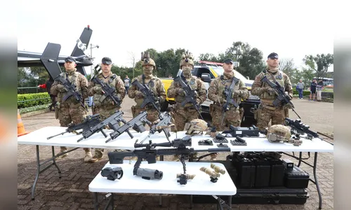 Forças especiais de segurança do Paraná recebem 1,5 mil fuzis