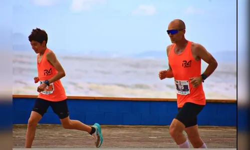 Pai e filho sobem ao pódio e representam Apucarana em corrida em SC