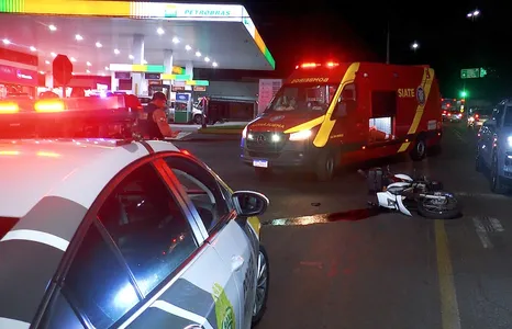 Segundo o Corpo de Bombeiros, a vítima apresentava uma contusão em uma perna