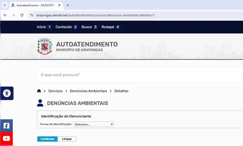 Arapongas divulga novos canais online para denúncias ambientais