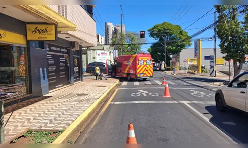 Menina de 10 anos é atropelada no centro de Apucarana