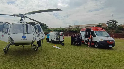 Vítima foi transferida para o Hospital Universitário de Londrina