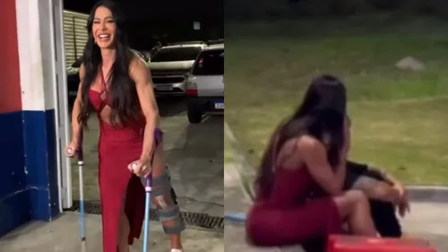 A musa fitness e a irmã foram abordadas por criminosos armados em um posto de gasolina