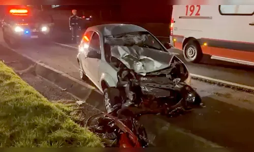 Motociclista morre após colisão frontal com carro na BR-369, no PR